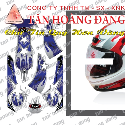 Tem nón đỏ, xanh C&H