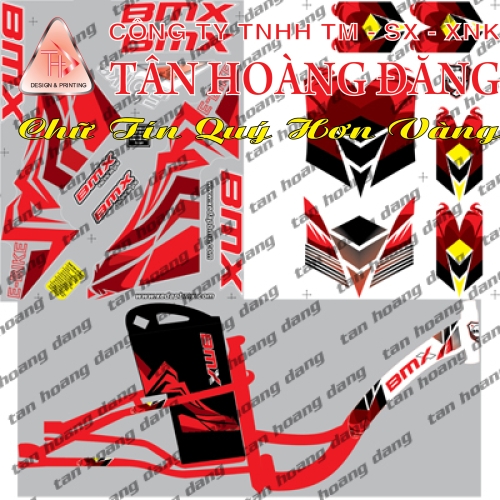 Decal Xe Đạp BXM